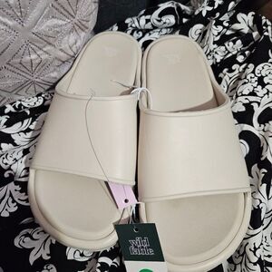 Wild Fable Women's Robbie‎ Slide Sandals Cream Size 10